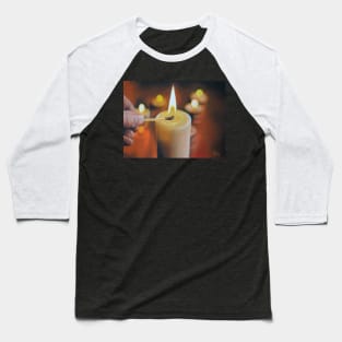 Candle Light Baseball T-Shirt